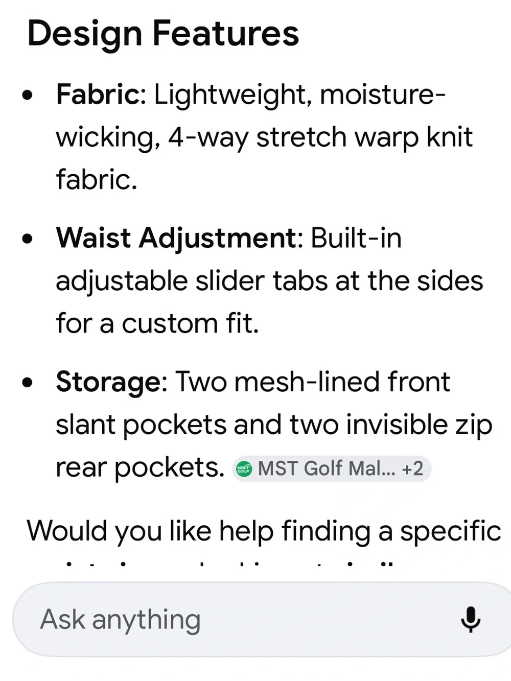 G/Fore Men's Tech Tab 4 Way Stretch Golf Pants Trouser Navy Blue 32x28 G4MS23B91